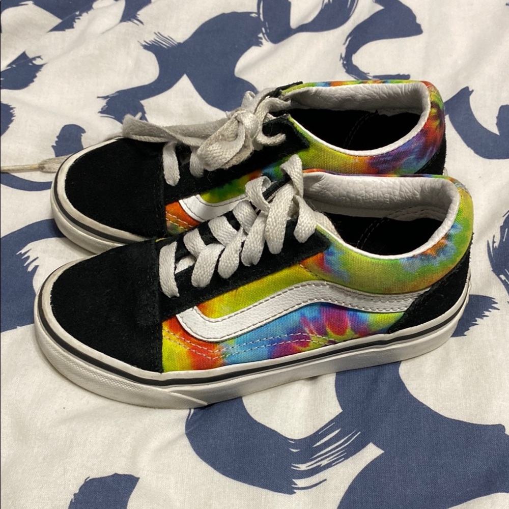 Vibrant Tie-Dye Kids Sneakers